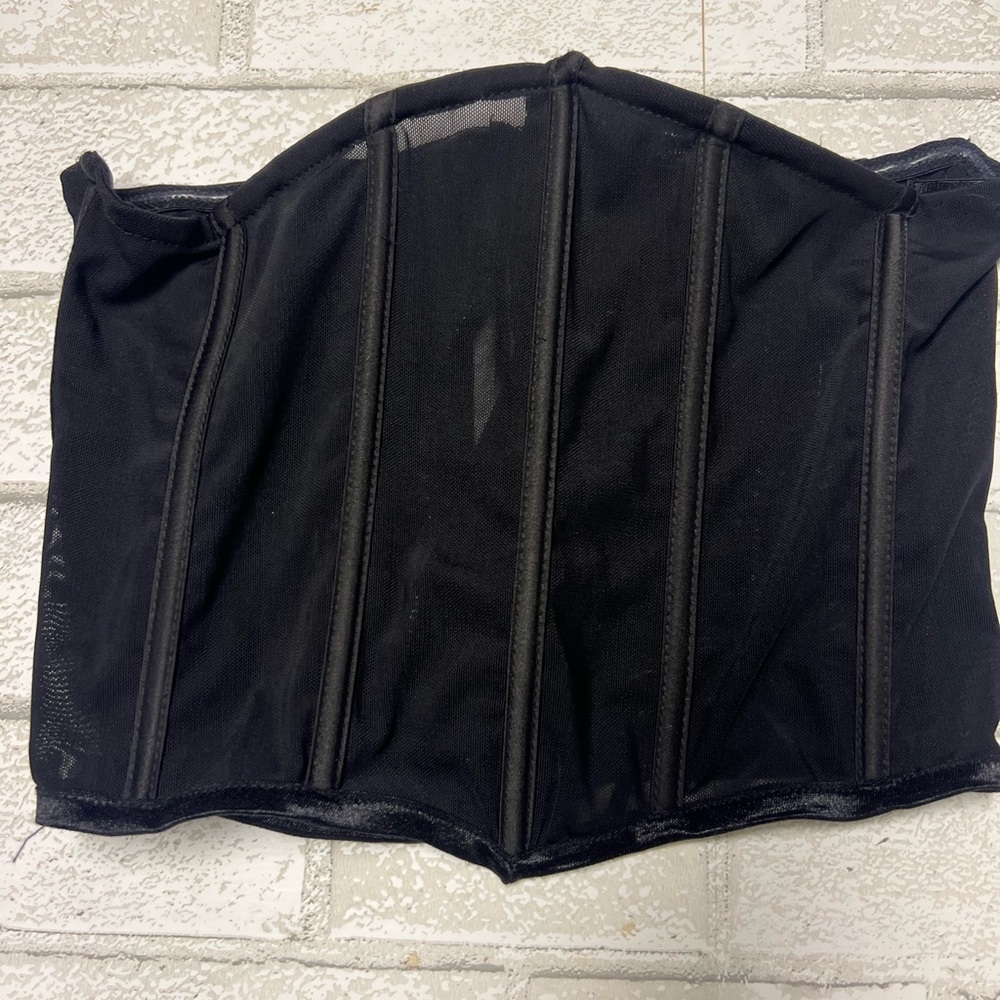 Mad for love Elegant Black Bustier/ waist cincher